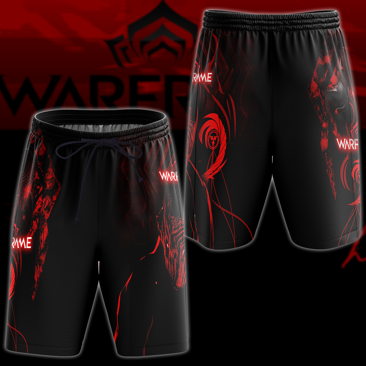 Warframe Video Game 3D All Over Printed T-shirt Tank Top Zip Hoodie Pullover Hoodie Hawaiian Shirt Beach Shorts Joggers Hawaiian Shirt S