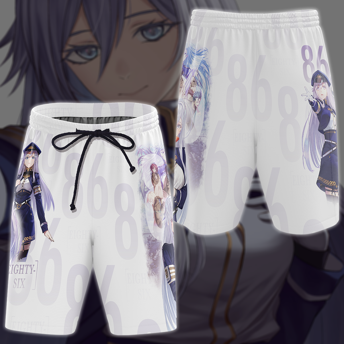 86 Eighty-Six Anime Anime Manga 3D All Over Print T-shirt Tank Top Zip Hoodie Pullover Hoodie Hawaiian Shirt Beach Shorts Jogger Beach Shorts S