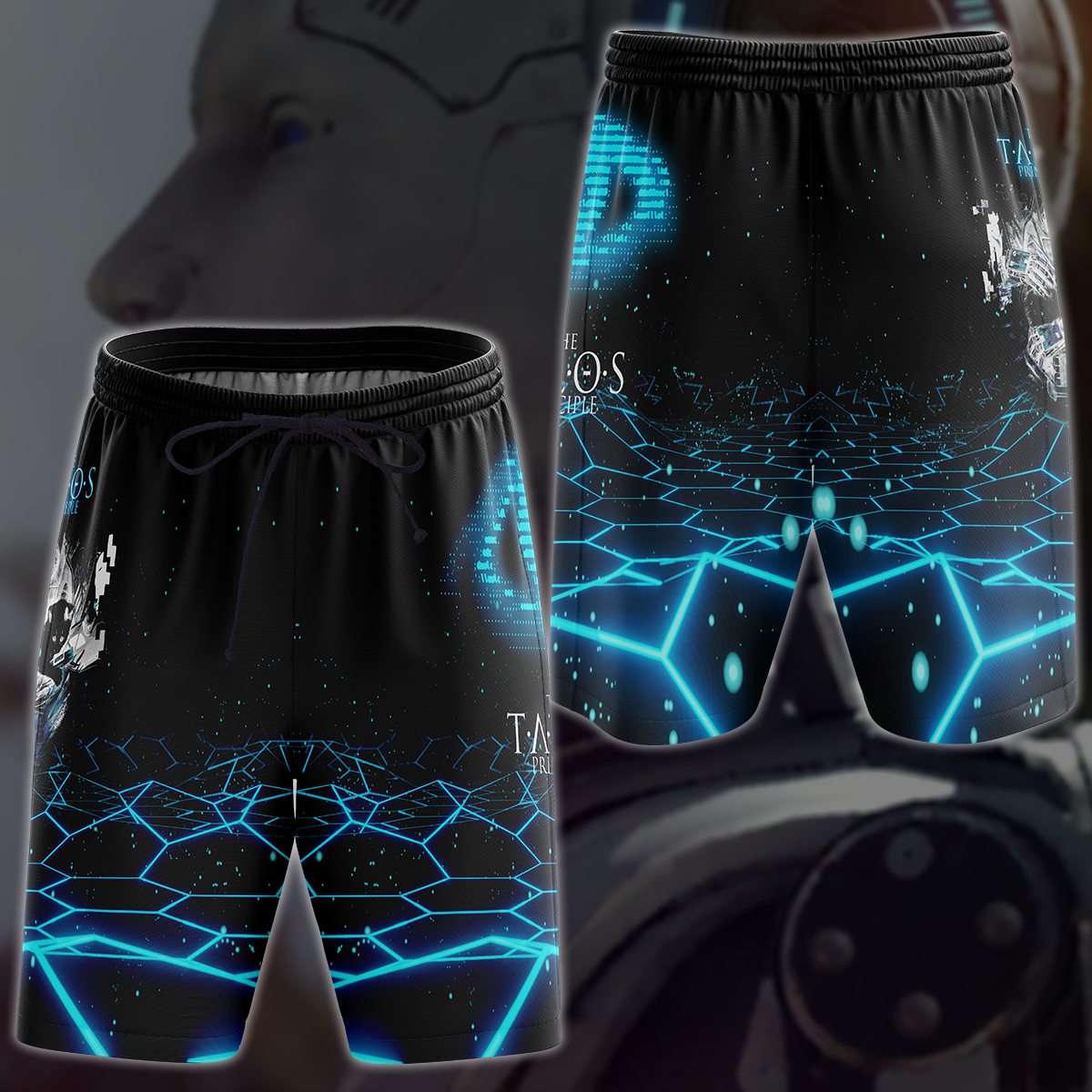 The Talos Principle Video Game 3D All Over Printed T-shirt Tank Top Zip Hoodie Pullover Hoodie Hawaiian Shirt Beach Shorts Jogger Beach Shorts S