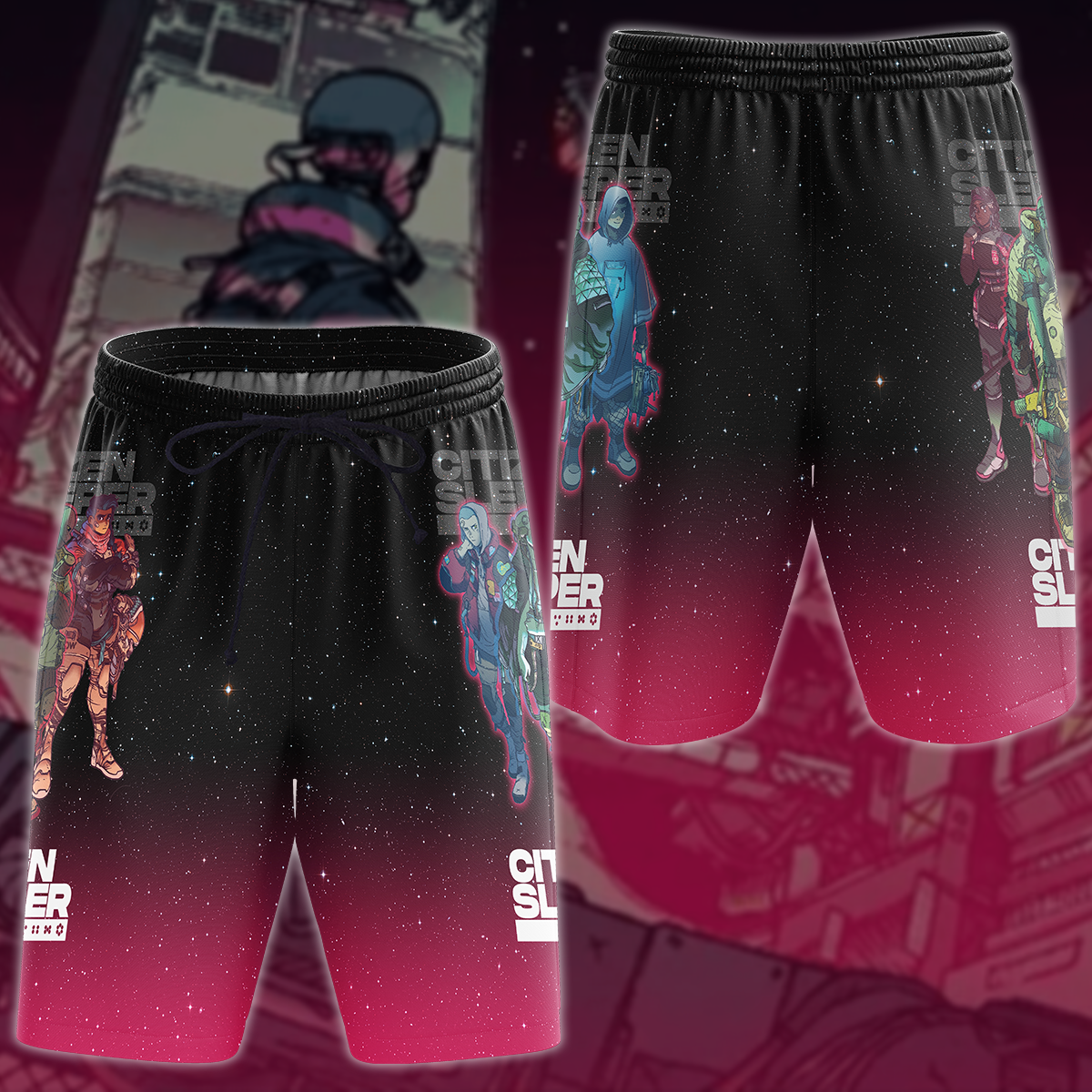 Citizen Sleeper Video Game 3D All Over Printed T-shirt Tank Top Zip Hoodie Pullover Hoodie Hawaiian Shirt Beach Shorts Jogger Beach Shorts S