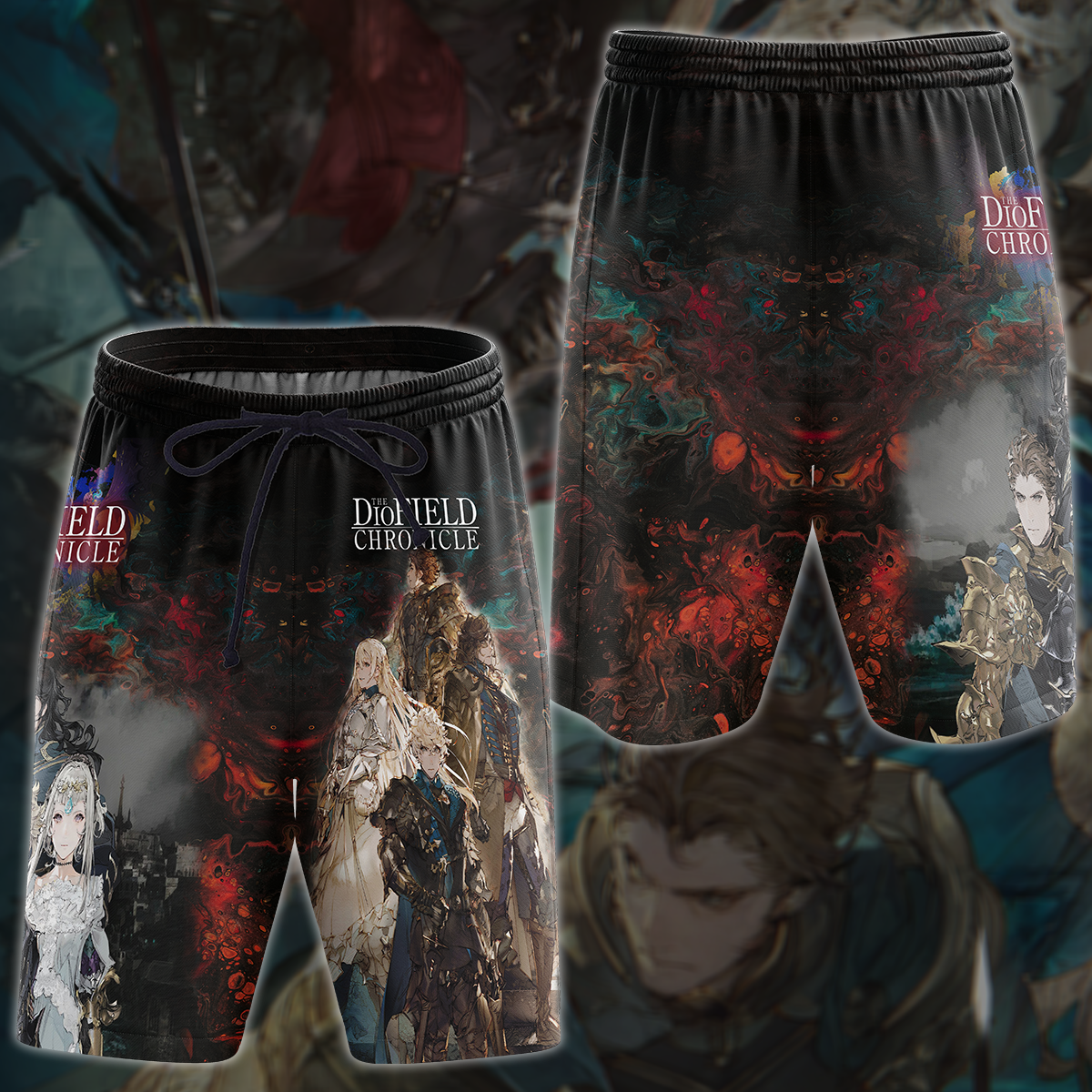 The DioField Chronicle Video Game 3D All Over Print T-shirt Tank Top Zip Hoodie Pullover Hoodie Hawaiian Shirt Beach Shorts Jogger Beach Shorts S