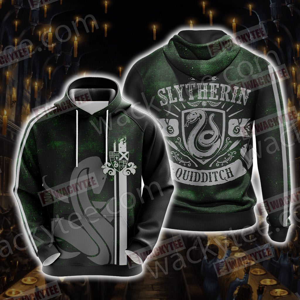Harry Potter - Slytherin House Quidditch Unisex 3D T-shirt Hoodie S