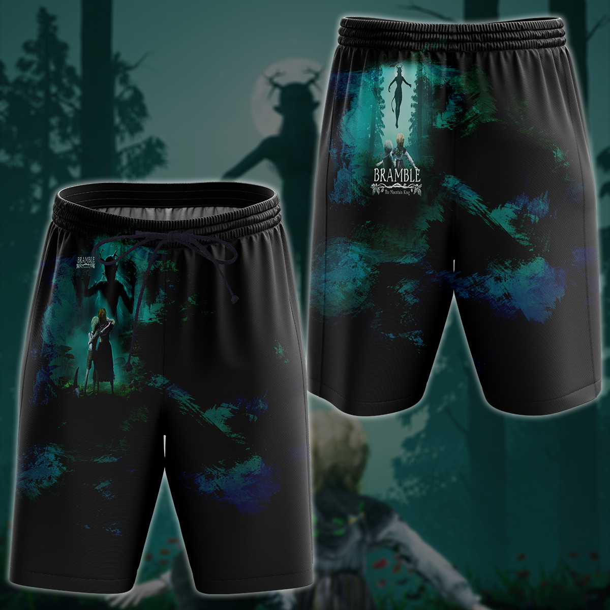 Bramble: The Mountain King Video Game 3D All Over Printed T-shirt Tank Top Zip Hoodie Pullover Hoodie Hawaiian Shirt Beach Shorts Jogger Beach Shorts S