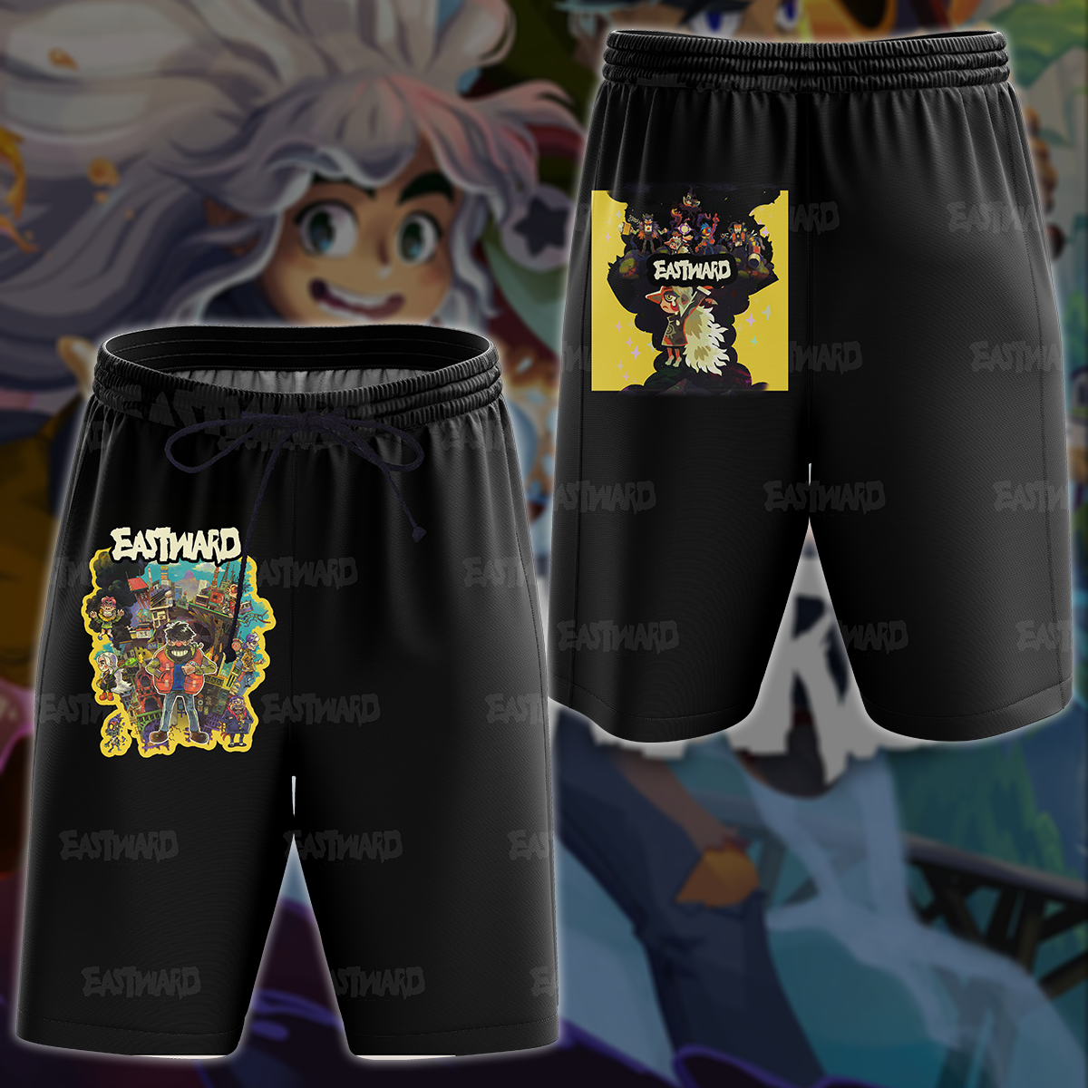 Eastward Video Game 3D All Over Printed T-shirt Tank Top Zip Hoodie Pullover Hoodie Hawaiian Shirt Beach Shorts Joggers Beach Shorts S