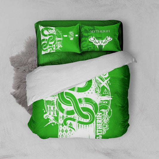 Quidditch Slytherin Harry Potter Bed Set Twin (3PCS)