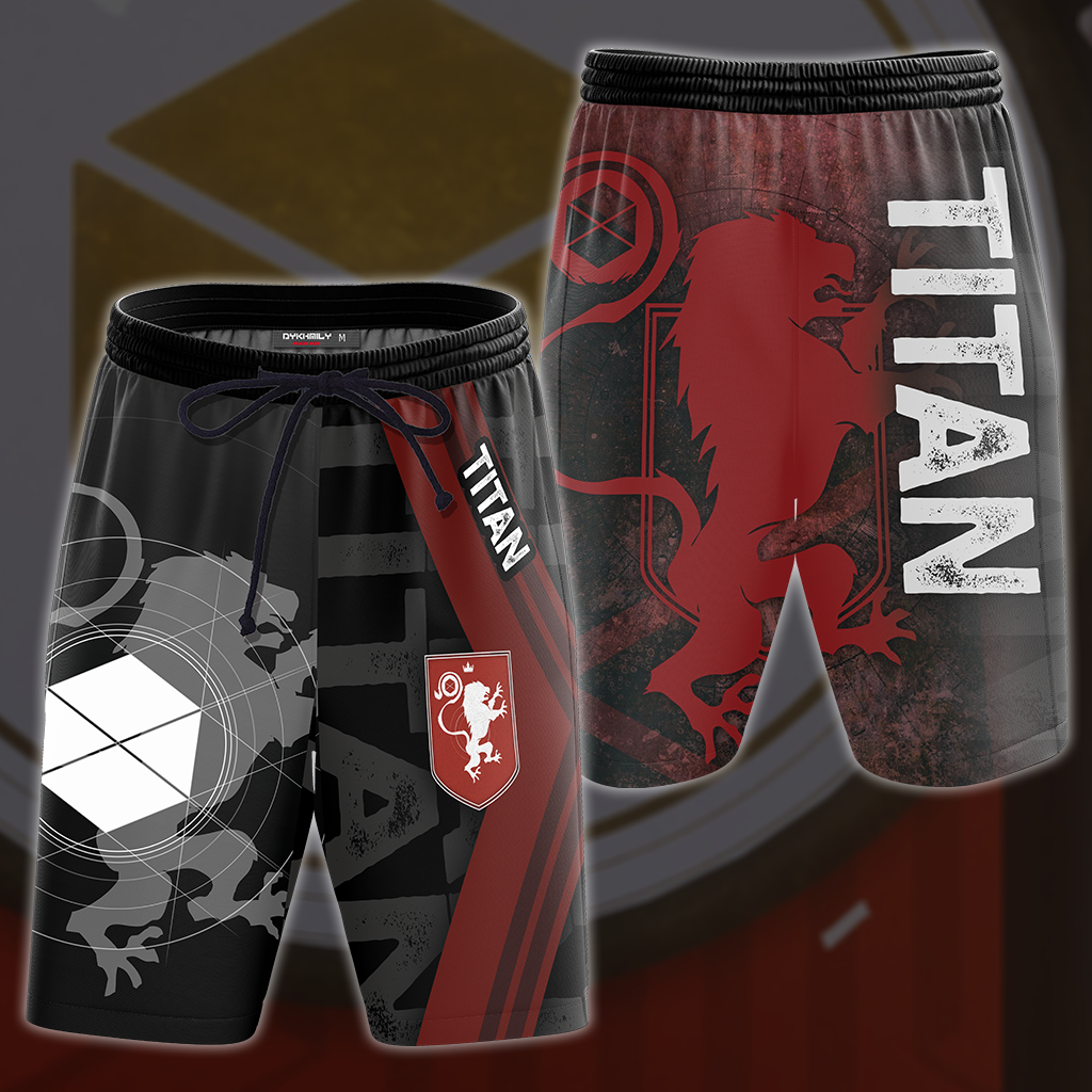 Destiny Titan All Over Print T-shirt Tank Top Zip Hoodie Pullover Hoodie Hawaiian Shirt Beach Shorts S