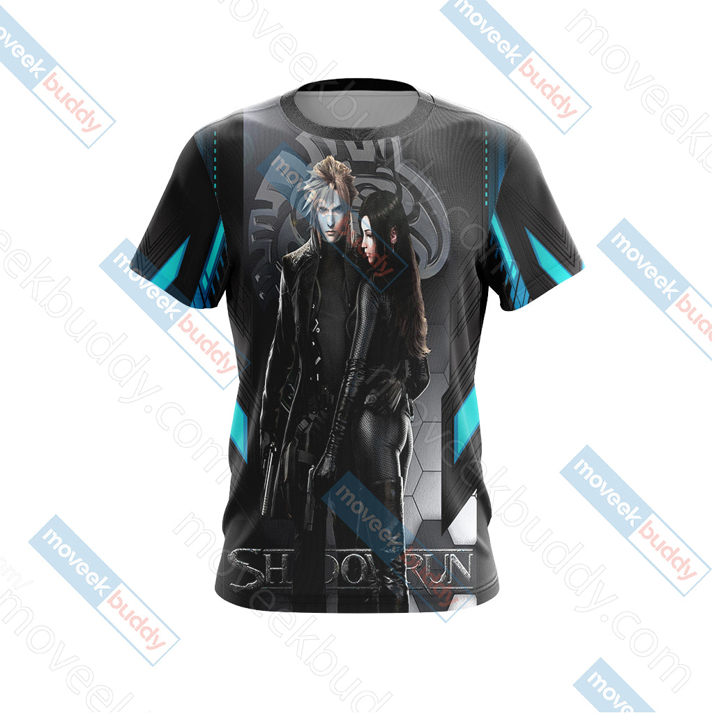 Final Fantasy - Cloud and Tifa Unisex 3D T-shirt