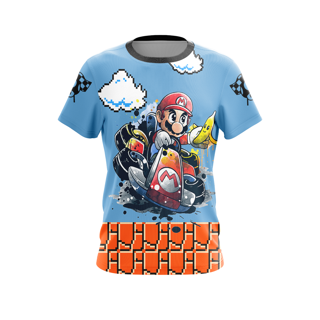 Mario Cart Unisex 3D T-shirt