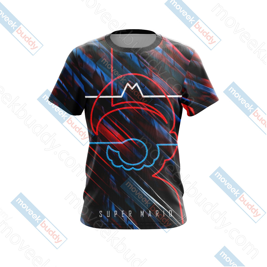 Super Mario Minimalist Unisex 3D T-shirt
