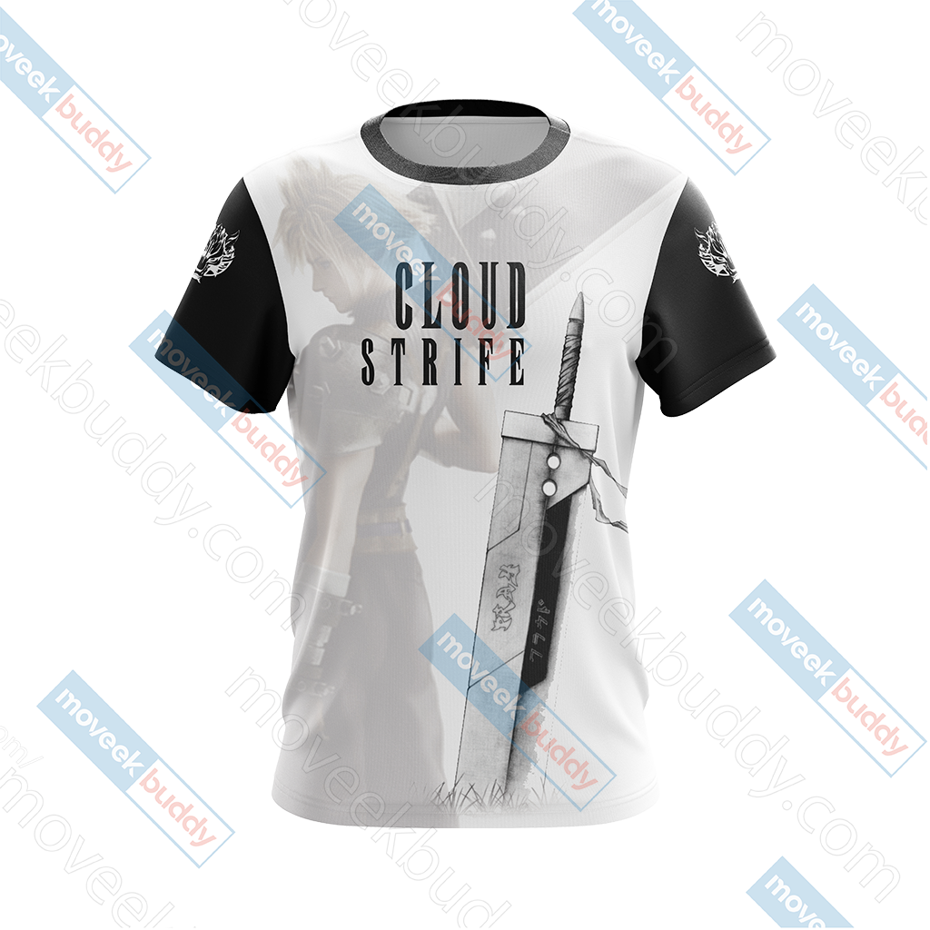 Final Fantasy VII - Cloud Strife Unisex 3D T-shirt