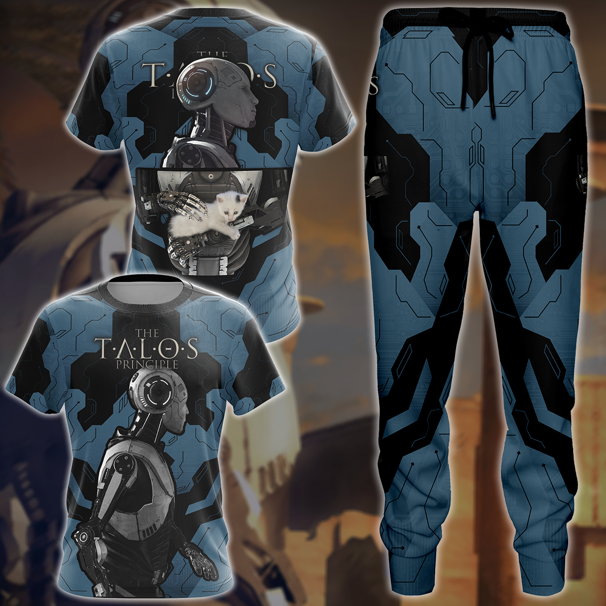 Talos Principle Video Game 3D All Over Printed T-shirt Tank Top Zip Hoodie Pullover Hoodie Hawaiian Shirt Beach Shorts Jogger