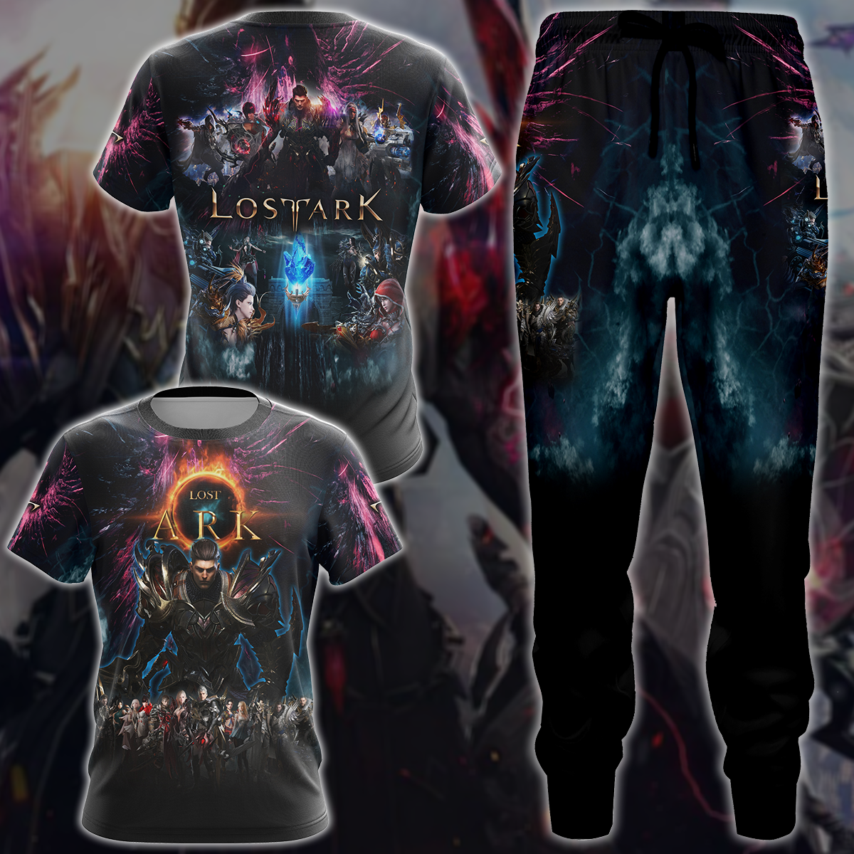 Lost Ark Video Game 3D All Over Printed T-shirt Tank Top Zip Hoodie Pullover Hoodie Hawaiian Shirt Beach Shorts Jogger