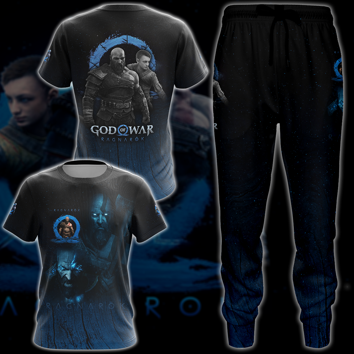 God of War Ragnarok Video Game 3D All Over Print T-shirt Tank Top Zip Hoodie Pullover Hoodie Hawaiian Shirt Beach Shorts Jogger