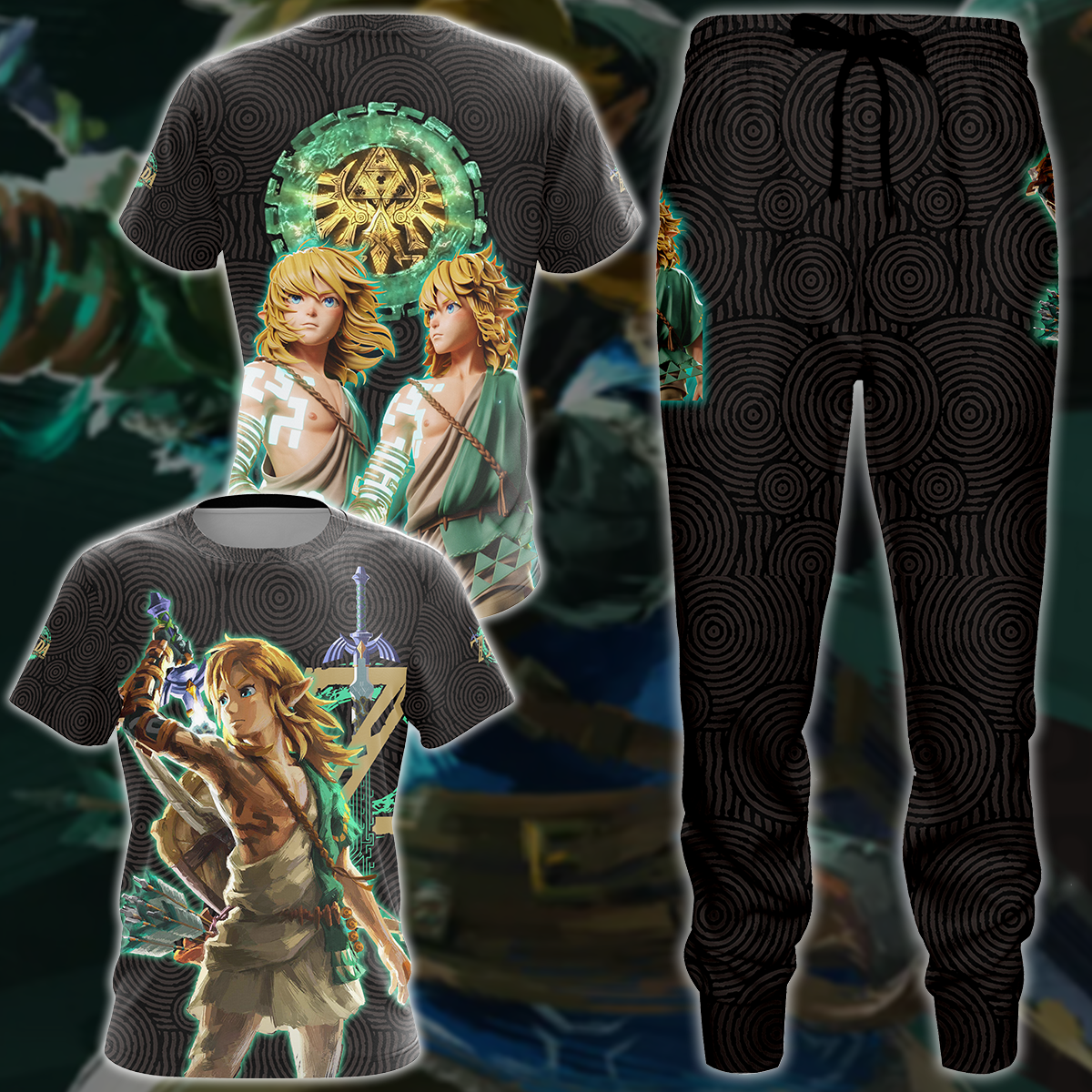 The Legend of Zelda: Tears of the Kingdom Video Game 3D All Over Printed T-shirt Tank Top Zip Hoodie Pullover Hoodie Hawaiian Shirt Beach Shorts Jogger