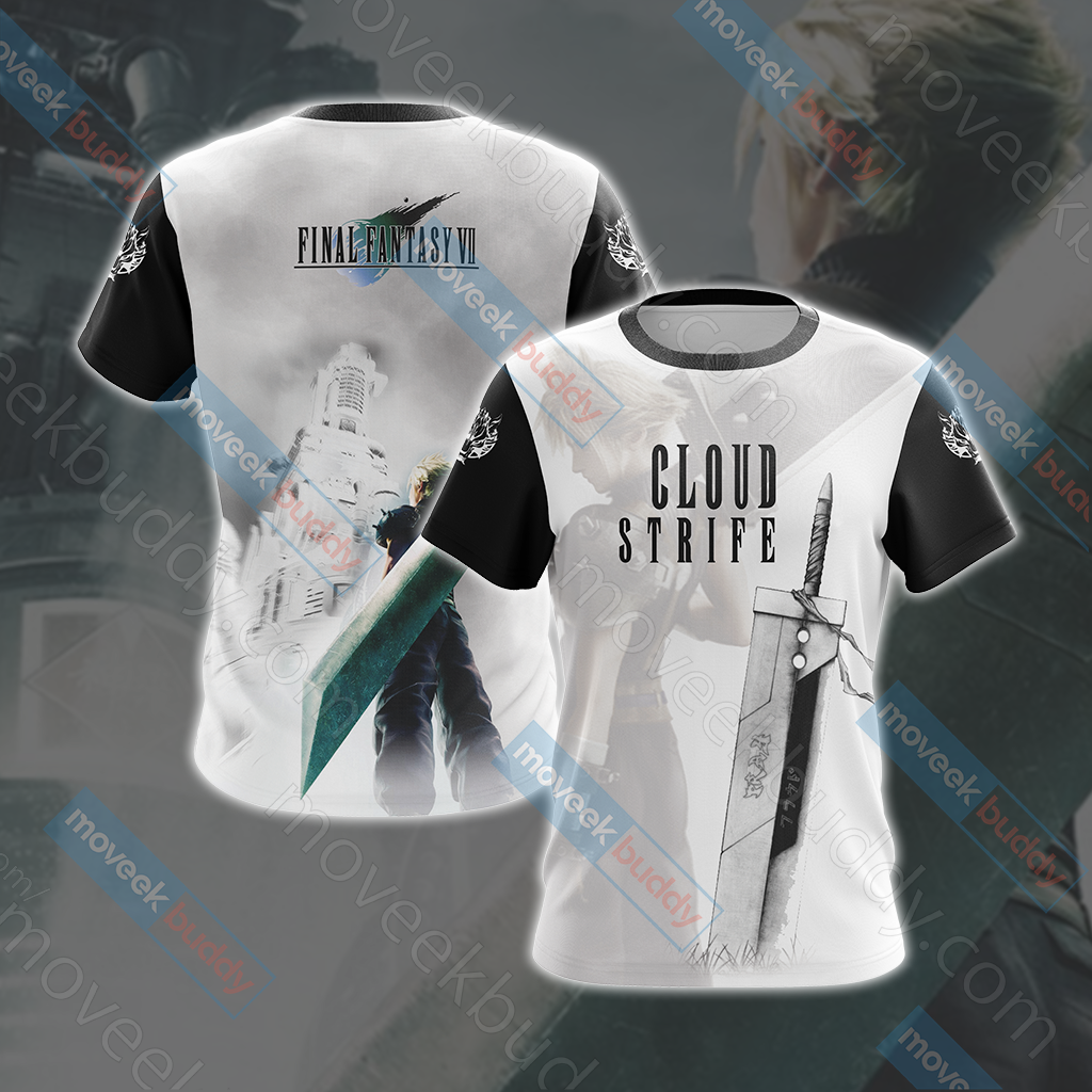 Final Fantasy VII - Cloud Strife Unisex 3D T-shirt