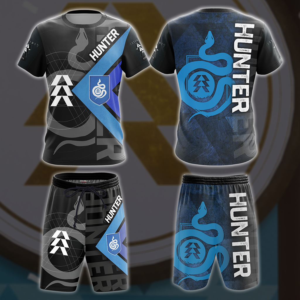 Destiny Hunter All Over Print T-shirt Tank Top Zip Hoodie Pullover Hoodie Hawaiian Shirt