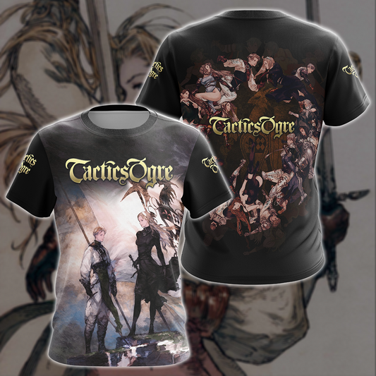 Tactics Ogre Video Game 3D All Over Printed T-shirt Tank Top Zip Hoodie Pullover Hoodie Hawaiian Shirt Beach Shorts Joggers T-shirt S