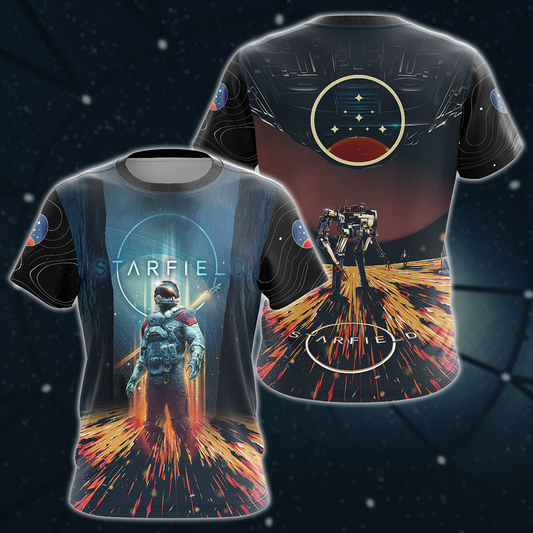 Starfield Video Game 3D All Over Printed T-shirt Tank Top Zip Hoodie Pullover Hoodie Hawaiian Shirt Beach Shorts Joggers T-shirt S