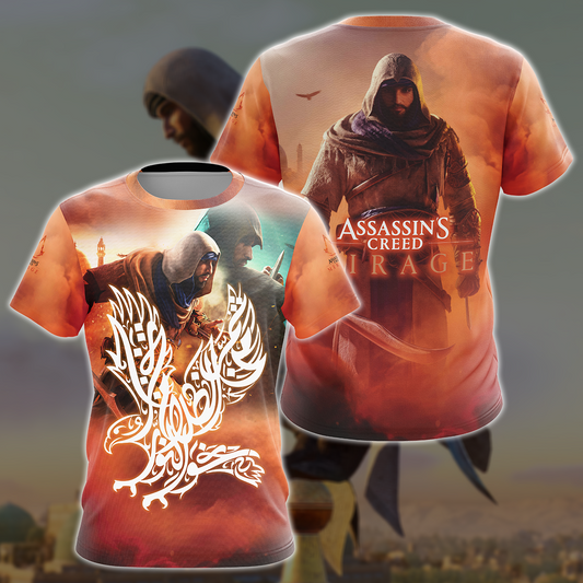 Assassin's Creed Mirage Video Game All Over Printed T-shirt Tank Top Zip Hoodie Pullover Hoodie Hawaiian Shirt Beach Shorts Joggers T-shirt S