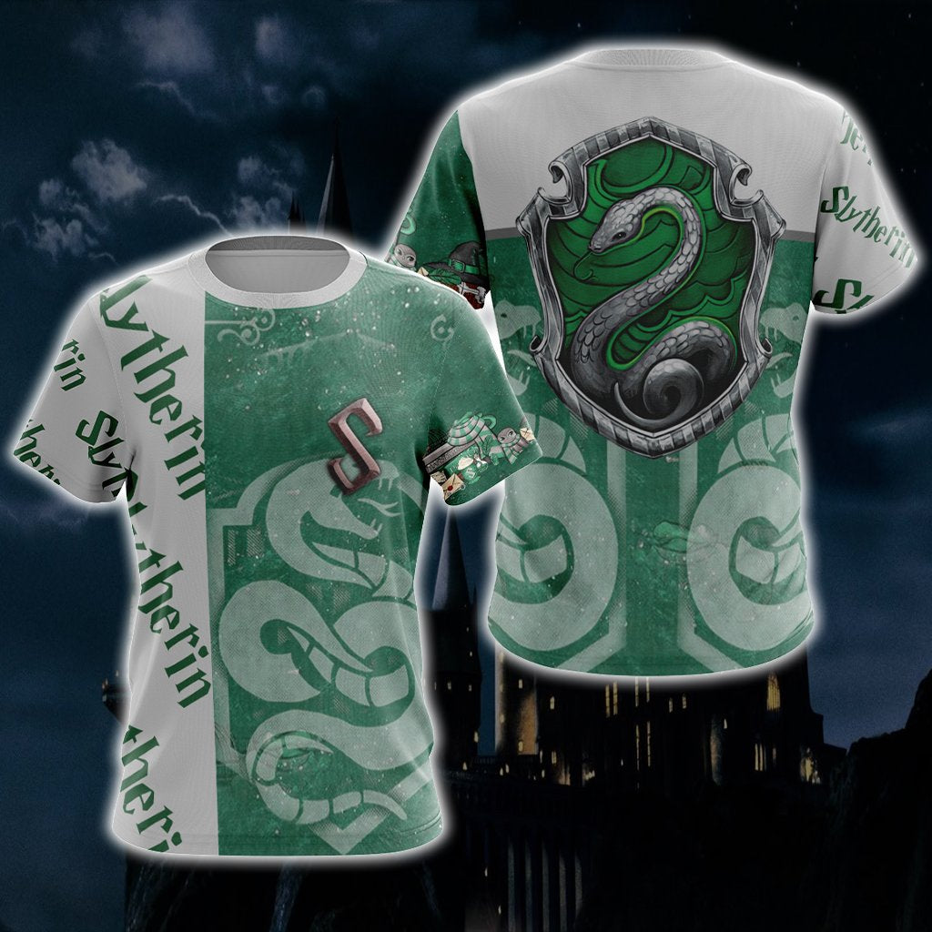 Slytherin House - Harry Potter Unisex 3D T-shirt
