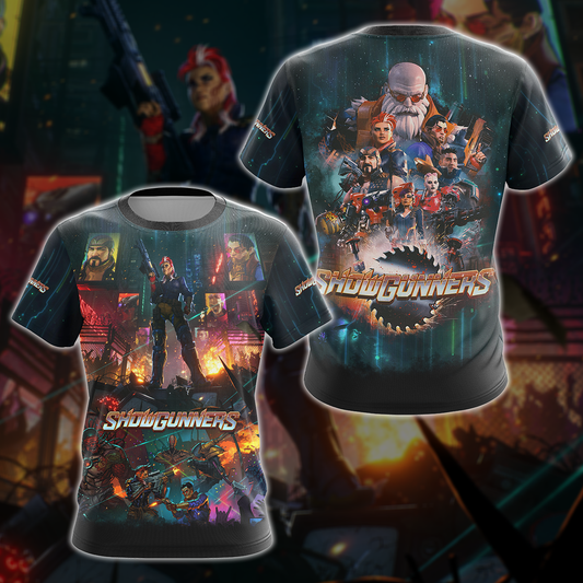 Showgunners Video Game 3D All Over Printed T-shirt Tank Top Zip Hoodie Pullover Hoodie Hawaiian Shirt Beach Shorts Jogger T-shirt S