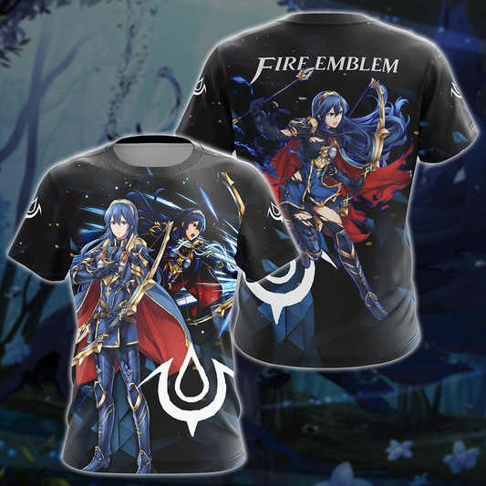 Fire Emblem Lucina Video Game 3D All Over Printed T-shirt Tank Top Zip Hoodie Pullover Hoodie Hawaiian Shirt Beach Shorts Joggers T-shirt S