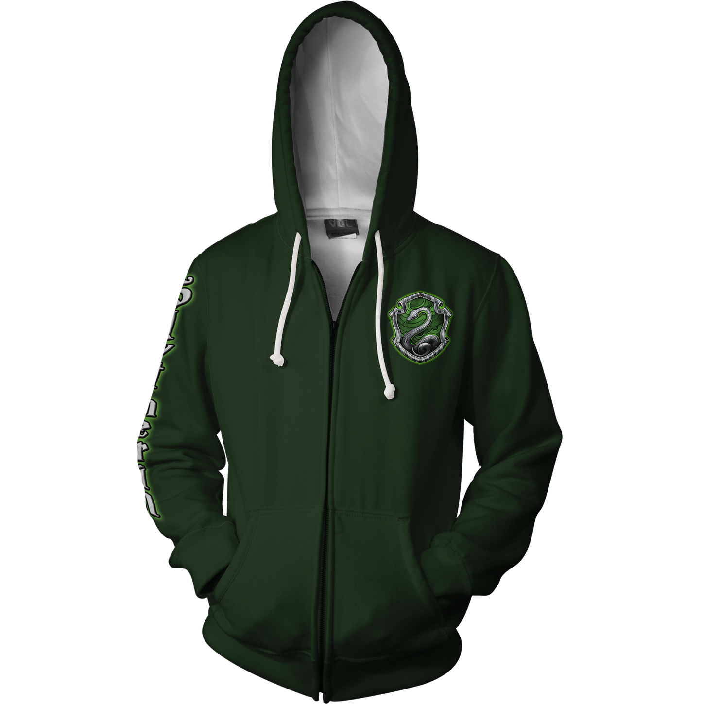 Slytherin Harry Potter Zip Up Hoodie