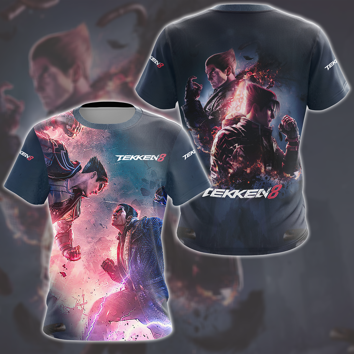Tekken 8 Video Game All Over Printed T-shirt Tank Top Zip Hoodie Pullover Hoodie Hawaiian Shirt Beach Shorts Joggers T-shirt S