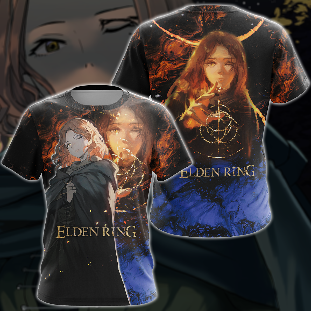 Elden Ring Melina Video Game 3D All Over Print T-shirt Tank Top Zip Hoodie Pullover Hoodie Hawaiian Shirt Beach Shorts Jogger T-shirt S