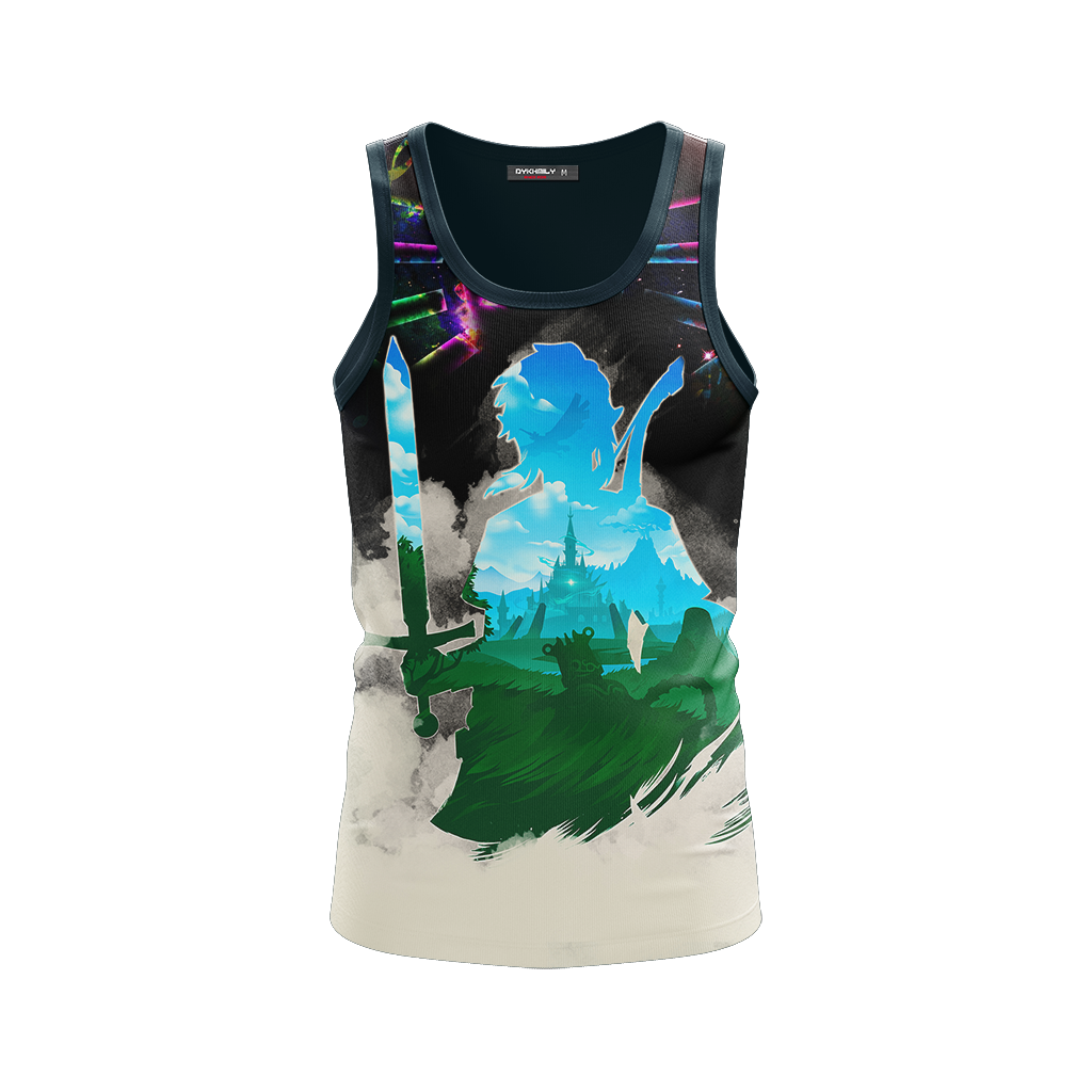 Link The Legend of Zelda All Over Print T-shirt Tank Top Zip Hoodie Pullover Hoodie