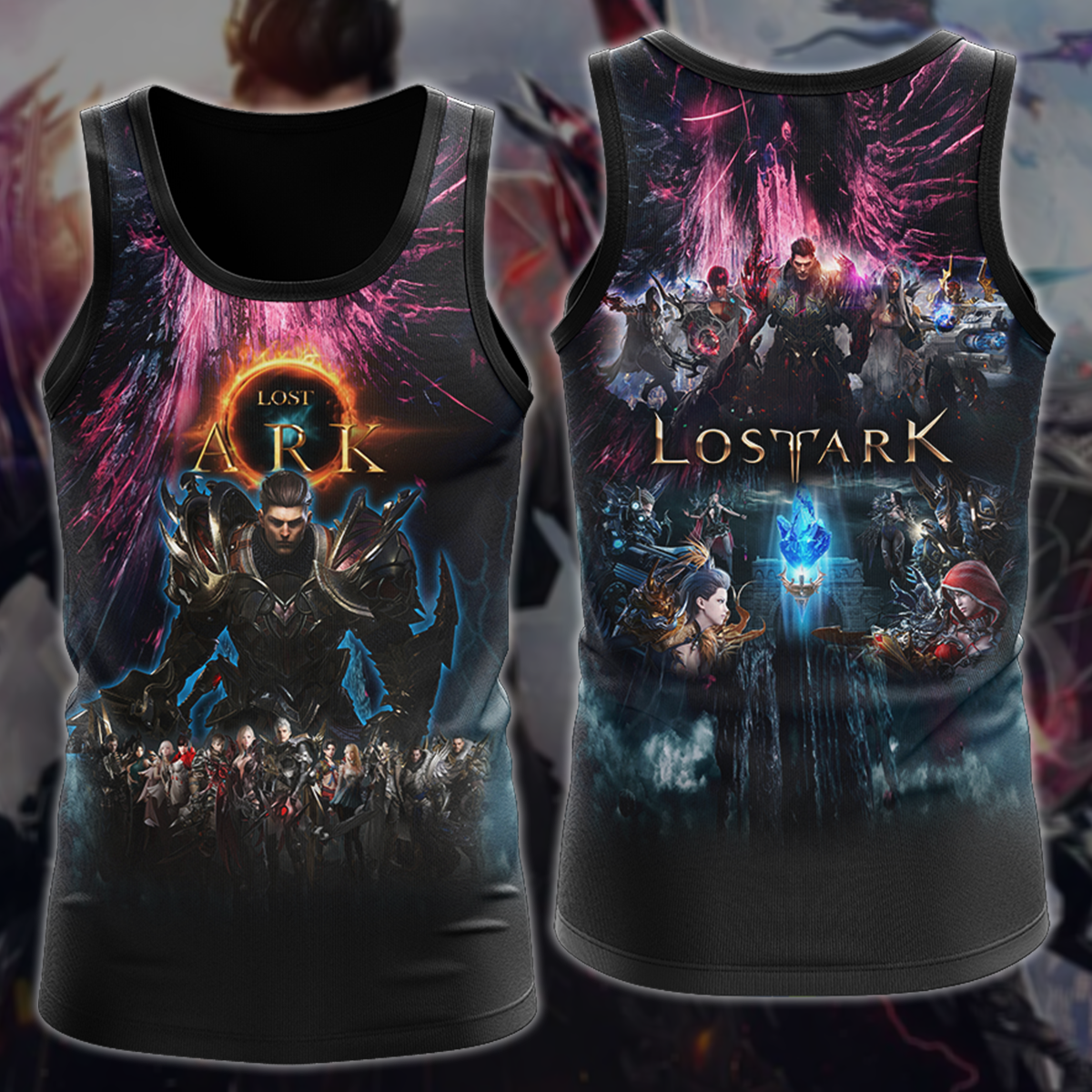 Lost Ark Video Game 3D All Over Printed T-shirt Tank Top Zip Hoodie Pullover Hoodie Hawaiian Shirt Beach Shorts Jogger Tank Top S