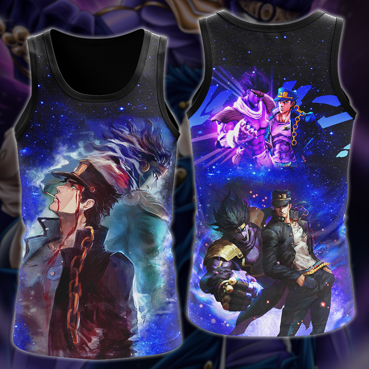 JoJo's Bizarre Adventure Anime 3D All Over Print T-shirt Tank Top Zip Hoodie Pullover Hoodie Hawaiian Shirt Beach Shorts Jogger Tank Top S
