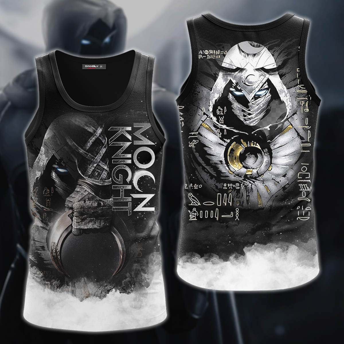 Marvel Moon Knight 3D All Over Print T-shirt Tank Top Zip Hoodie Pullover Hoodie Hawaiian Shirt Beach Shorts Jogger Tank Top S