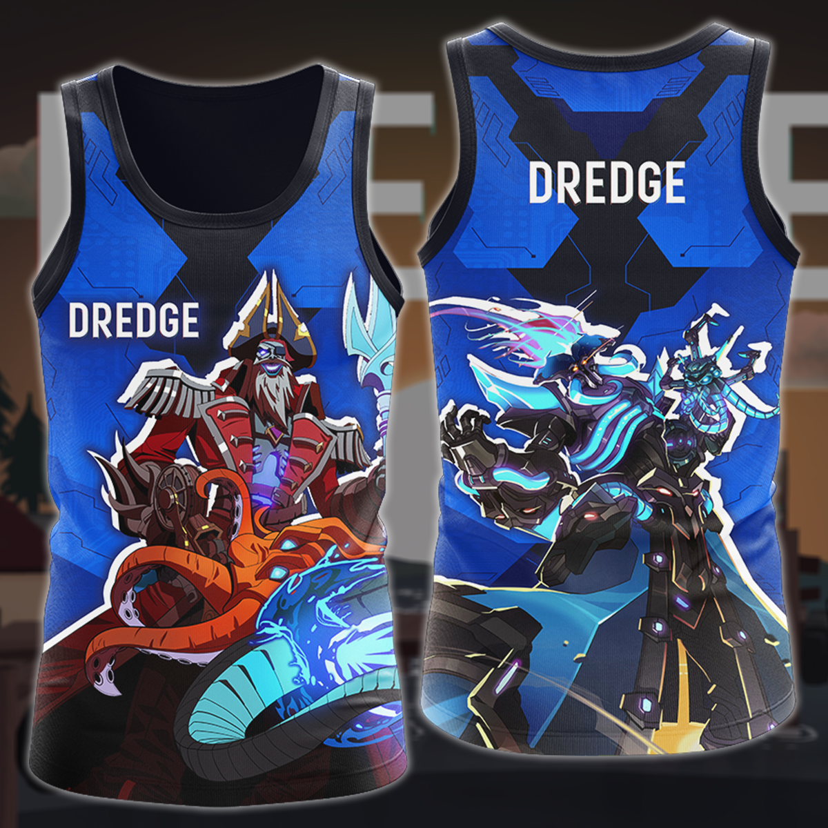 DREDGE Video Game 3D All Over Printed T-shirt Tank Top Zip Hoodie Pullover Hoodie Hawaiian Shirt Beach Shorts Jogger Tank Top S