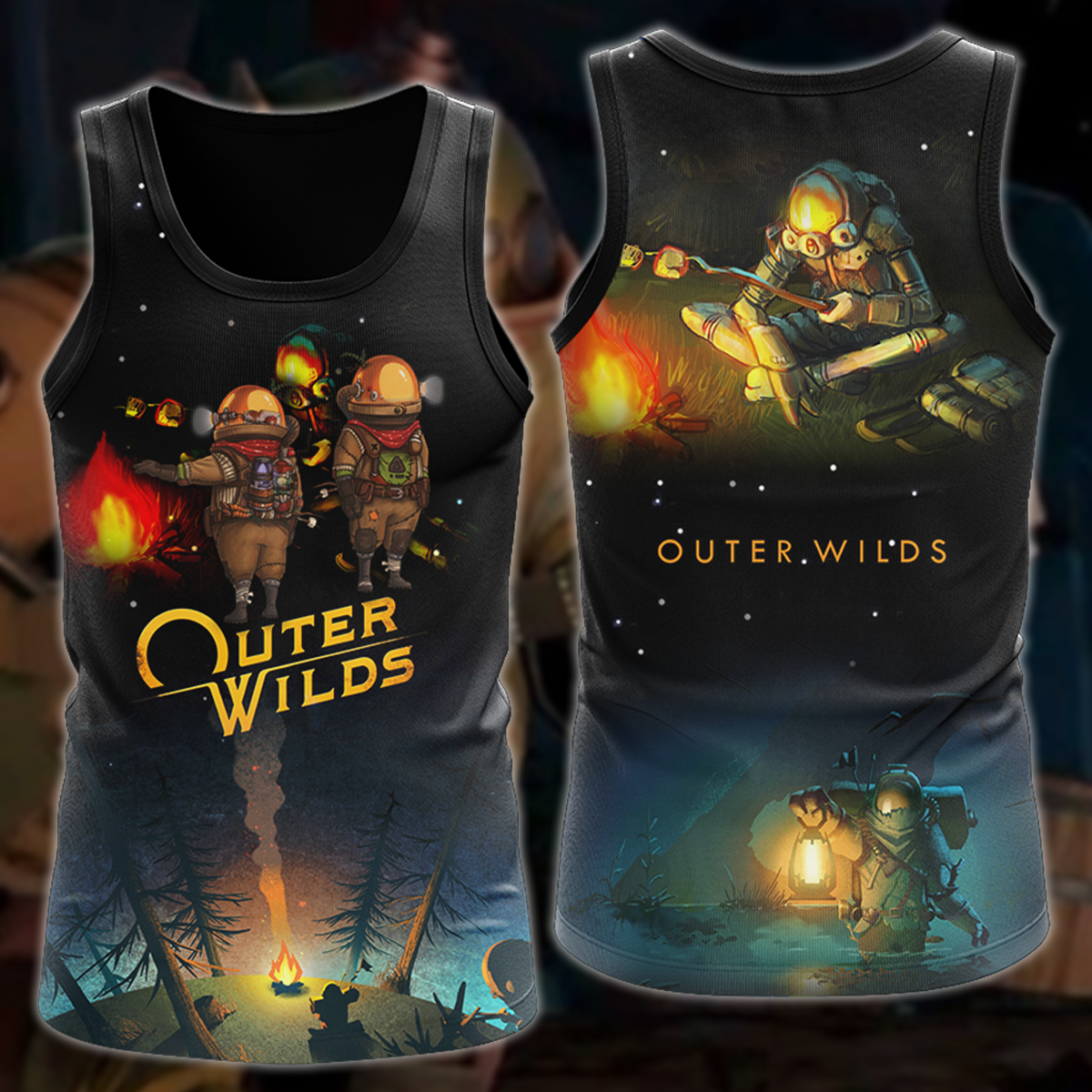 Outer Wilds Video Game 3D All Over Printed T-shirt Tank Top Zip Hoodie Pullover Hoodie Hawaiian Shirt Beach Shorts Jogger Tank Top S