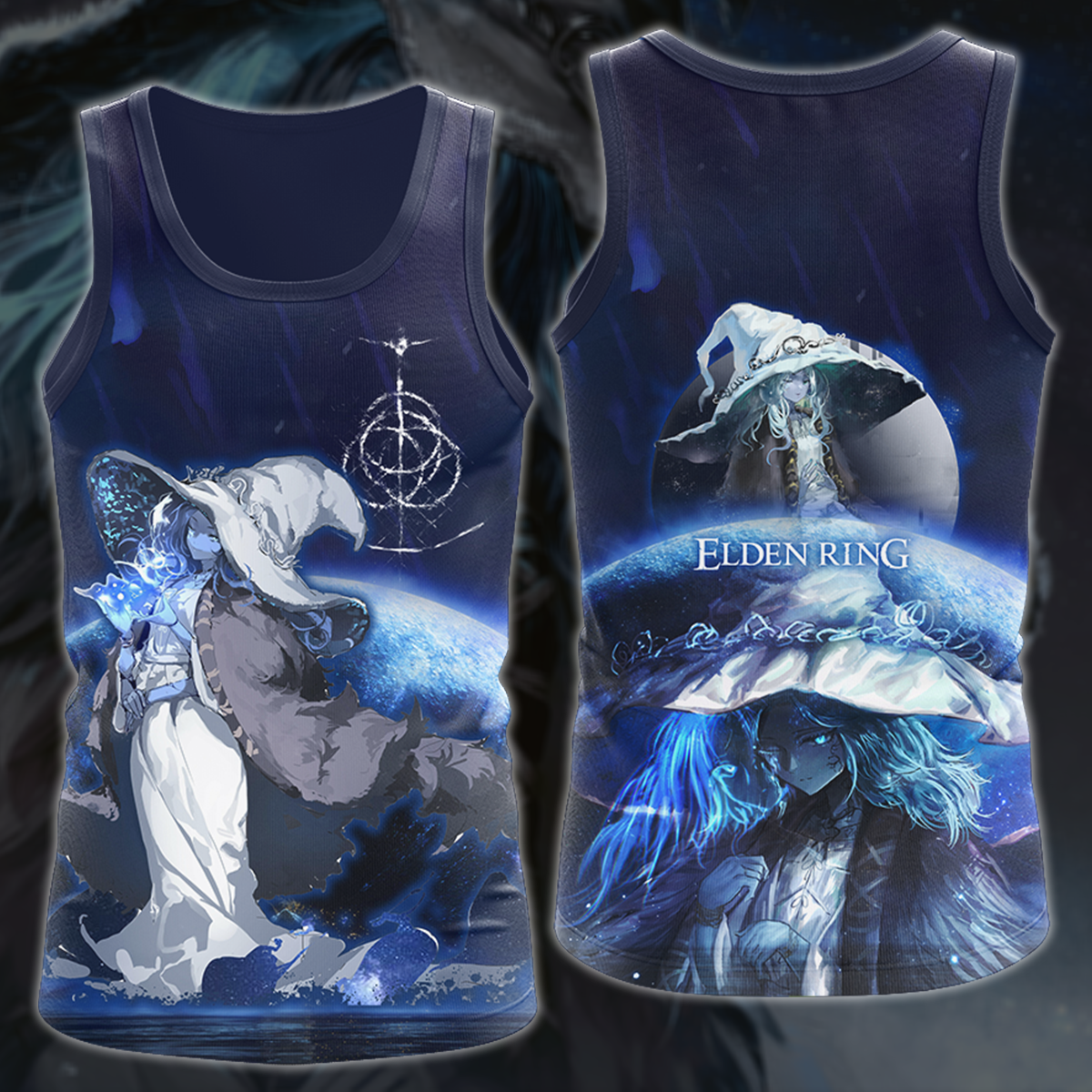 Elden Ring Ranni The Witch Video Game 3D All Over Printed T-shirt Tank Top Zip Hoodie Pullover Hoodie Hawaiian Shirt Beach Shorts Jogger Tank Top S