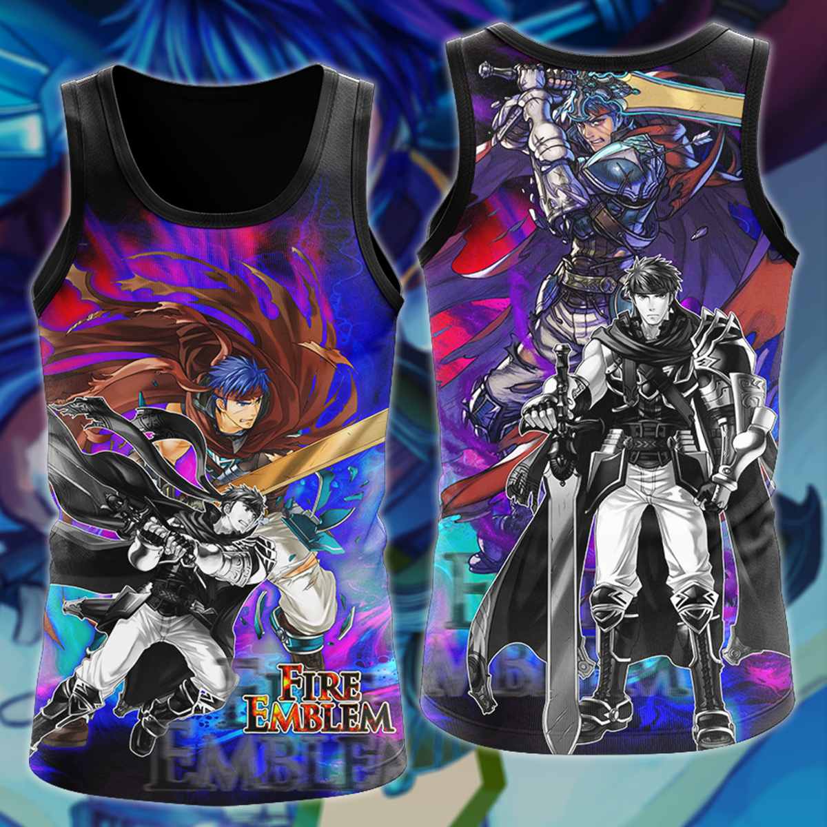 Fire Emblem: Path of Radiance - Ike Video Game 3D All Over Print T-shirt Tank Top Zip Hoodie Pullover Hoodie Hawaiian Shirt Beach Shorts Jogger Tank Top S