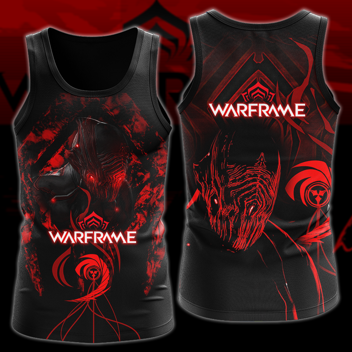 Warframe Video Game 3D All Over Printed T-shirt Tank Top Zip Hoodie Pullover Hoodie Hawaiian Shirt Beach Shorts Joggers Tank Top S