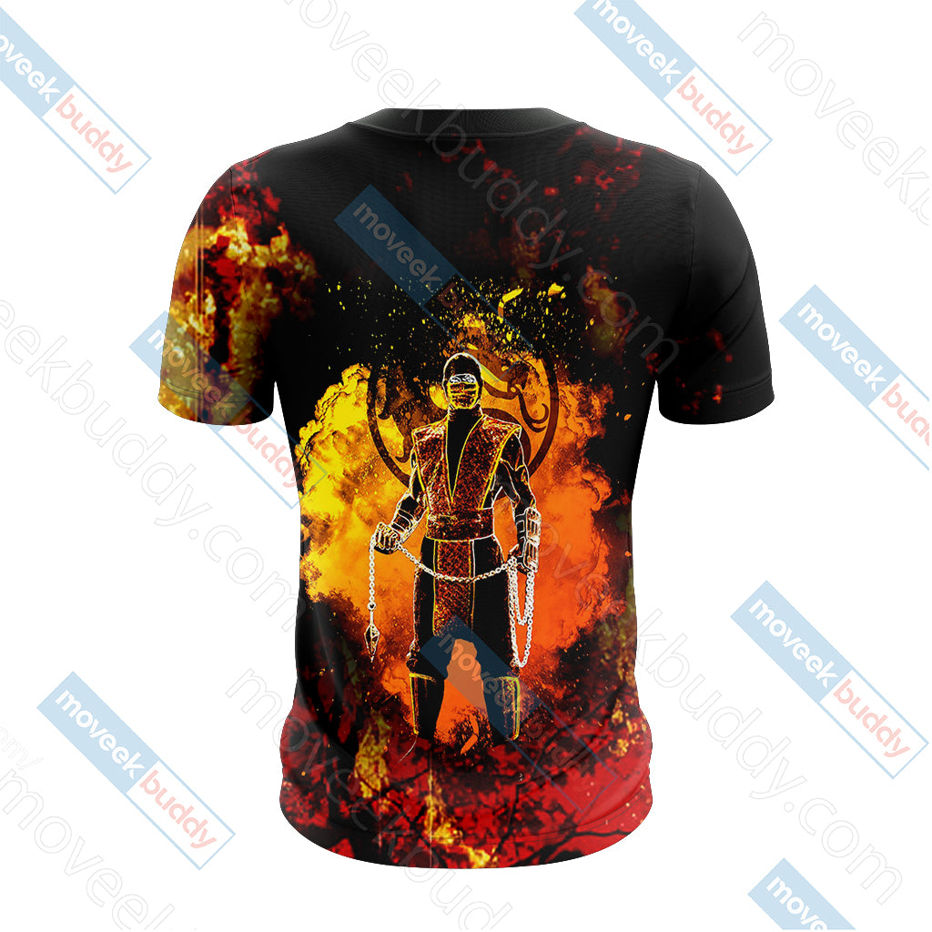 Mortal Kombat - Scorpion New Version Unisex 3D T-shirt