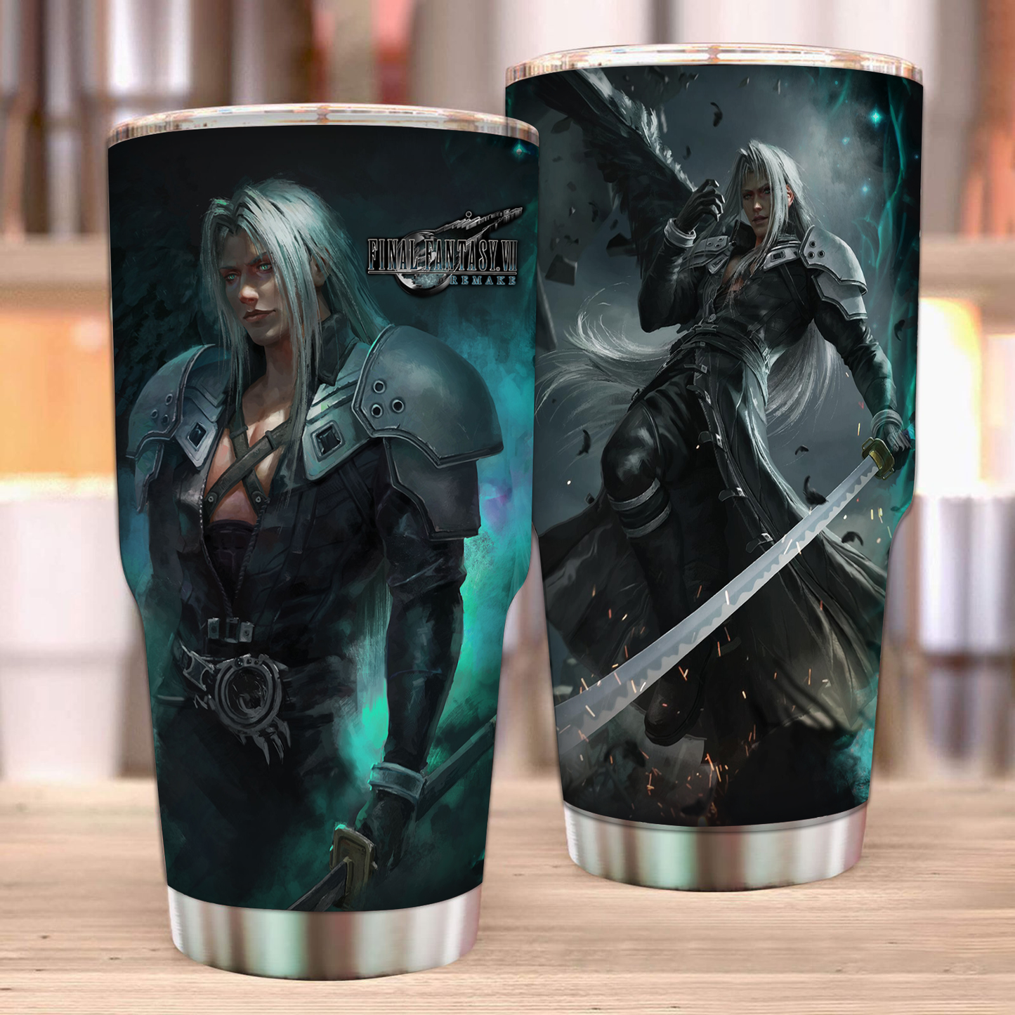 Final Fantasy VII Remake Sephiroth Tumbler 30oz