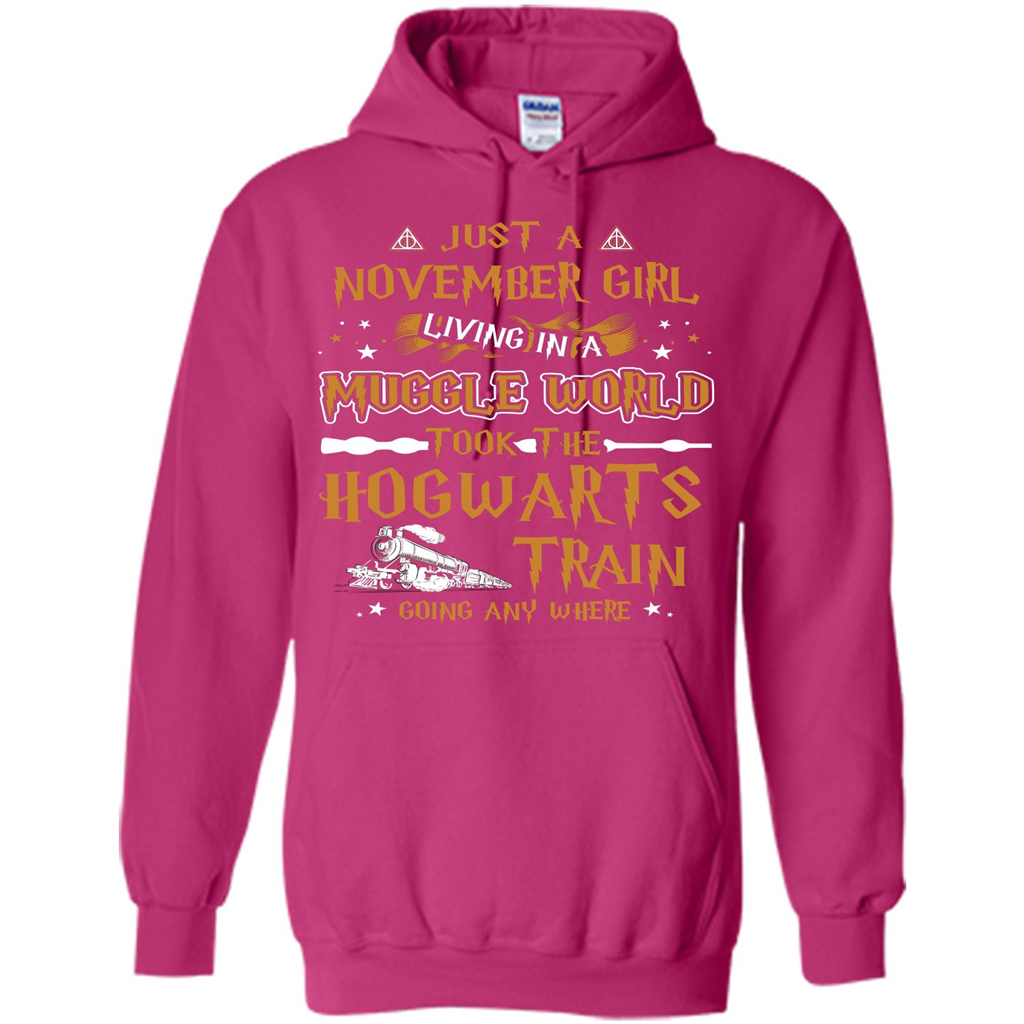 Harry Potter T-shirt Just A November Girl Living In A Muggle World