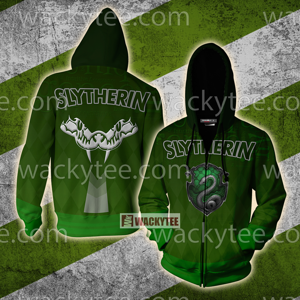 Slytherin The Results Validate The Deep New Unisex 3D T-shirt Zip Hoodie S
