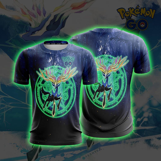 Xerneas Pokemon Go Unisex 3D T-shirt S