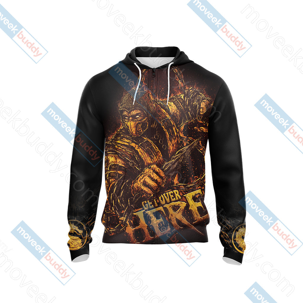 Mortal Kombat Scorpion New Style Unisex 3D T-shirt