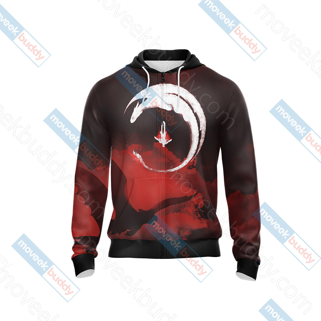 How To Train Your Dragon - Hiccup and Toothless Unisex 3D T-shirt