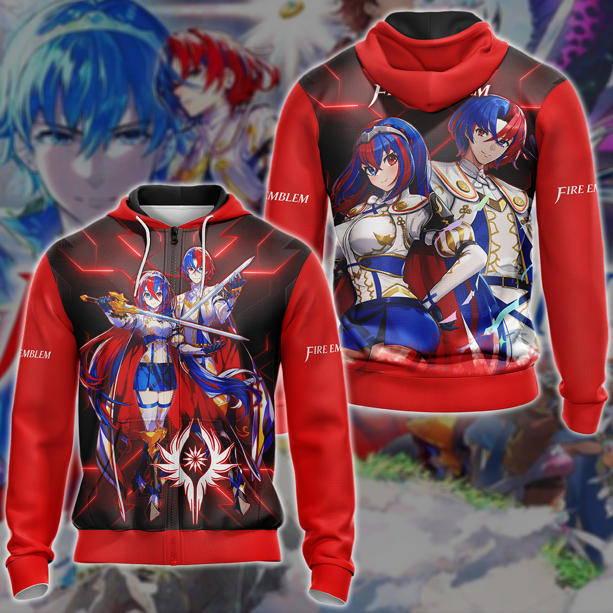 Fire Emblem Engage Video Game 3D All Over Printed T-shirt Tank Top Zip Hoodie Pullover Hoodie Hawaiian Shirt Beach Shorts Jogger Zip Hoodie S