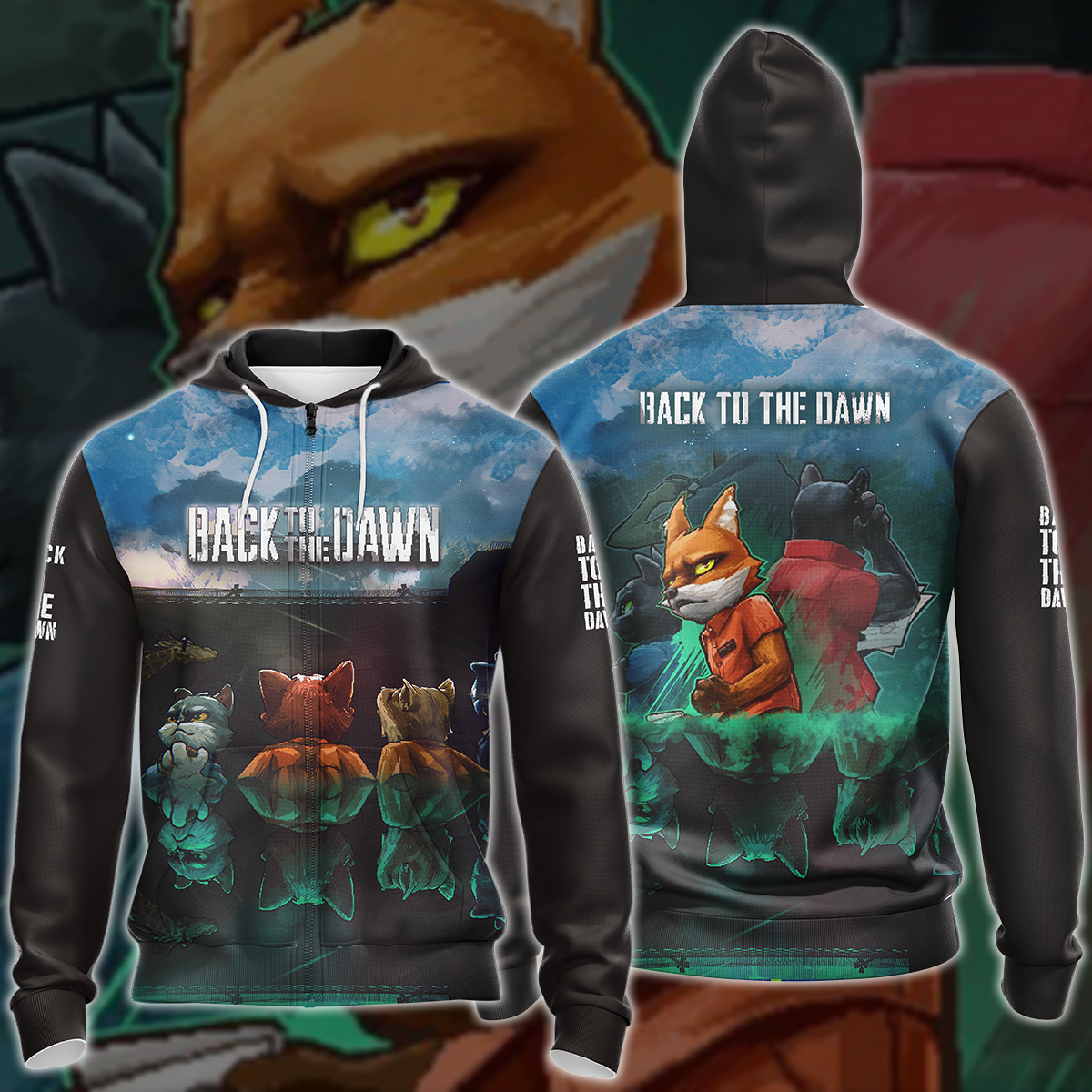 Back to the Dawn Video Game 3D All Over Printed T-shirt Tank Top Zip Hoodie Pullover Hoodie Hawaiian Shirt Beach Shorts Jogger Zip Hoodie S