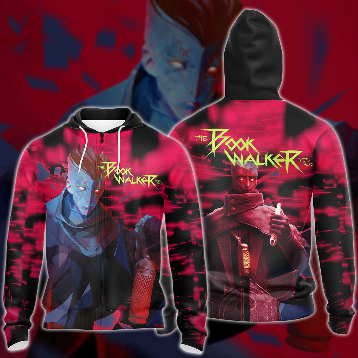Bookwalker: Thief of Tales Video Game 3D All Over Printed T-shirt Tank Top Zip Hoodie Pullover Hoodie Hawaiian Shirt Beach Shorts Jogger Zip Hoodie S