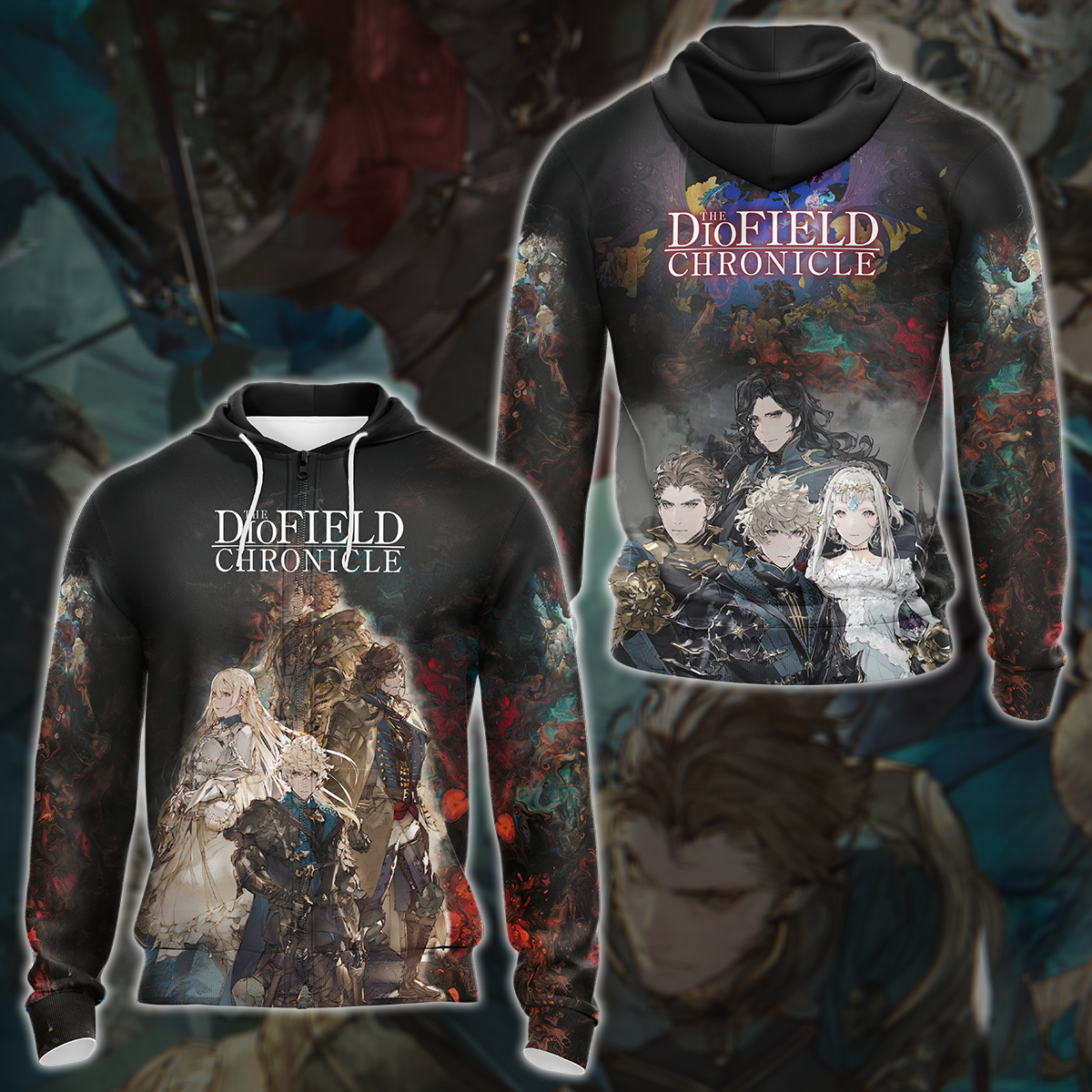 The DioField Chronicle Video Game 3D All Over Print T-shirt Tank Top Zip Hoodie Pullover Hoodie Hawaiian Shirt Beach Shorts Jogger Zip Hoodie S