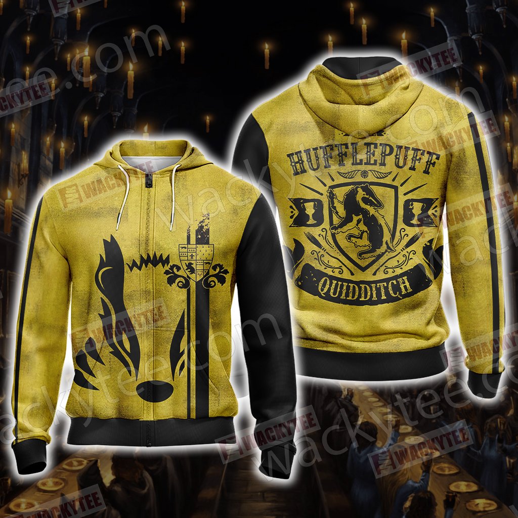 Harry Potter - Hufflepuff House Quidditch Unisex 3D T-shirt